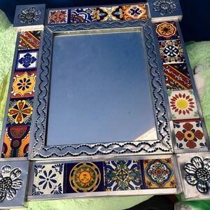 Colorful Mosaic Wall Mirror